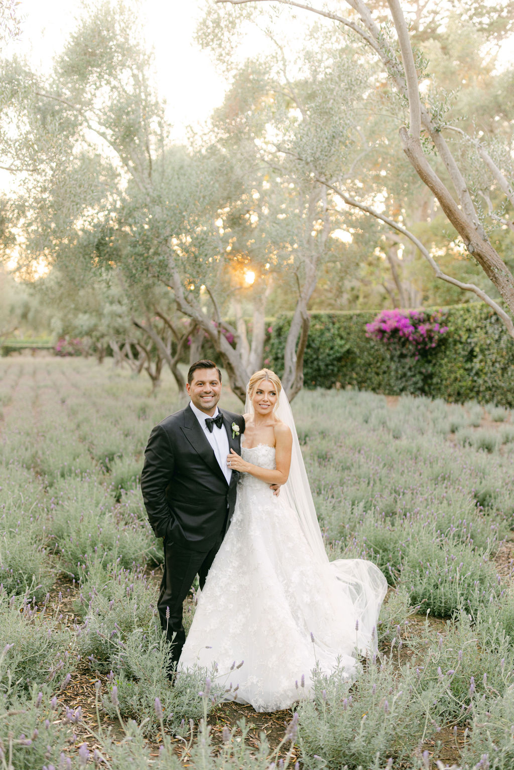 Sofia and Marc in the lavender field